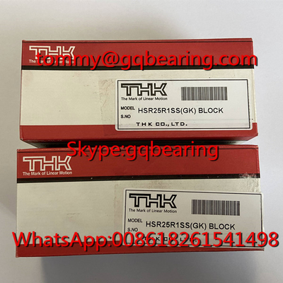 THK HSR25R1SS(GK) লিনিয়ার বল লেয়ার স্লাইড মোশন HSR25R স্টেইনলেস স্টীল লিনিয়ার ব্লক