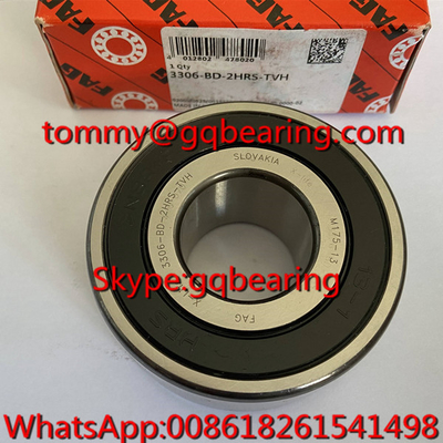 জাপান উৎপত্তি FAG 3801-B-2RSR-TVH-HLC নাইলন কেজ ডাবল সারি কৌণিক যোগাযোগ বল বিয়ারিং
