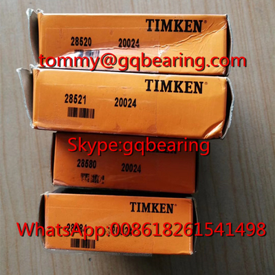 Gcr15 ইস্পাত উপাদান TIMKEN 28580/28520 ইঞ্চি সিরিজ কোপযুক্ত রোলার লেয়ার