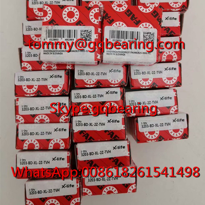 স্লোভাকিয়া উৎপত্তি FAG 3203-BD-XL-2Z-TVH নাইলন কেজ ডাবল সারি কৌণিক যোগাযোগ বল ভারবহন 3203-BD-2Z-TVH ভারবহন