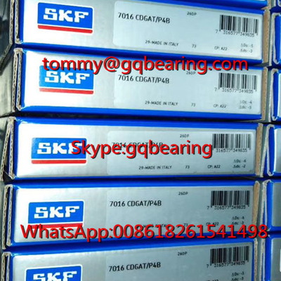 SKF 7016CDGAT/P4B স্পিন্ডলগুলির জন্য সুপার-প্রিসিশন অ্যাঙ্গুলার কন্টাক্ট বল লেয়ার