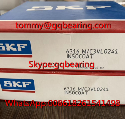 অস্ট্রিয়া উৎপত্তি SKF 6314/C3VL0241 INSOCOAT ডিপ গ্রোভ বল লেয়ারিং সিল টাইপ ZZ 2RS OPEN