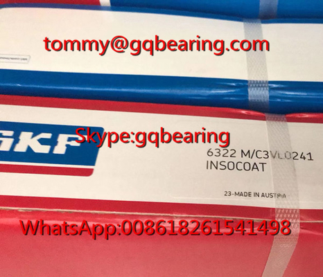 অস্ট্রিয়া উৎপত্তি SKF 6322M/C3VL0241 INSOCOAT গভীর গ্রোভ বল লেয়ার