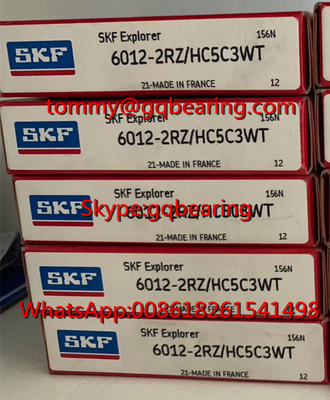 H5 সিরামিক বল SKF 6012-2RZ/HC5C3WT একক সারি গভীর গ্রোভ বল লেয়ার 60 x 95 x 18 মিমি