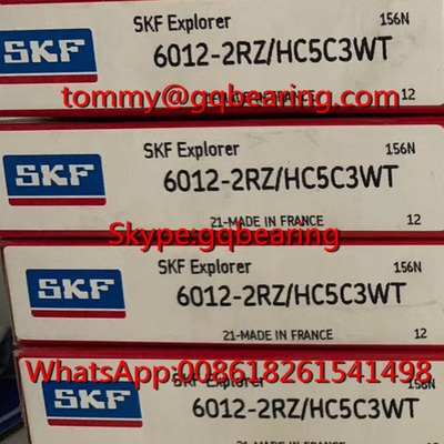H5 সিরামিক বল SKF 6012-2RZ/HC5C3WT একক সারি গভীর গ্রোভ বল লেয়ার 60 x 95 x 18 মিমি