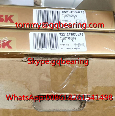 P3 সুপার-প্রিসিশন NSK 7221CTRDULP3 একক সারি কৌণিক যোগাযোগ বল লেয়ার 105*190*36mm