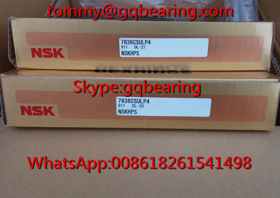 Gcr15 ইস্পাত উপাদান NSK 7936CSULP4 একক সারি কৌণিক যোগাযোগ বল লেয়ার