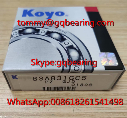 C5 ক্লিয়ারেন্স Koyo 83A831GC5 একক সারি গভীর গ্রোভ বল বিয়ারিং গিয়ারবক্স বিয়ারিং আইডি 36.125mm