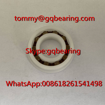 POM প্লাস্টিকের উপাদান F6901 ফ্ল্যাঞ্জযুক্ত প্লাস্টিকের বল লেয়ার 12x24x6mm