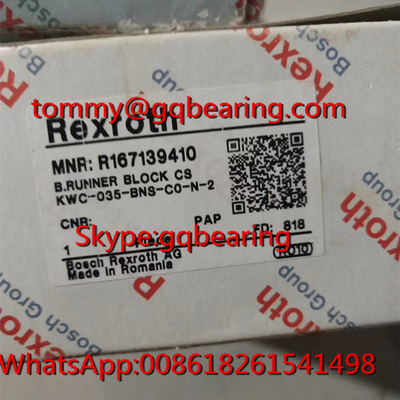 রেক্স্রোথ R18513222X রোলার রেল রানার ব্লক বশ R18513222X লিনিয়ার লেয়ারিং