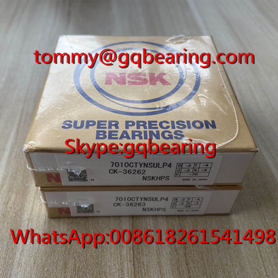 NSK 7010CTYNSULP4 সুপার স্পষ্টতা কৌণিক যোগাযোগ বল ভারবহন 7010 স্পিন্ডল বল ভারবহন