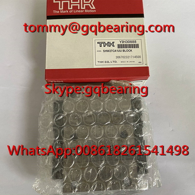 স্টেইনলেস স্টীল উপাদান THK SHW27 বল খাঁচা LM গাইড SHW27CA1UU রৈখিক ব্লক