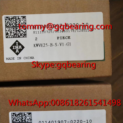 G2 Precision INA KWVE15-B-S-V1-G2 লিনিয়ার ব্লক KWVE25-B-S-G2-V1 Narrow Type Linear Slide Bearing