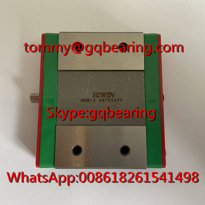 স্টেইনলেস স্টীল HIWIN MGW5C লিনিয়ার ব্লক MGW5CZ0CM কম শব্দ সঙ্গে লিনিয়ার বল বিয়ারিং