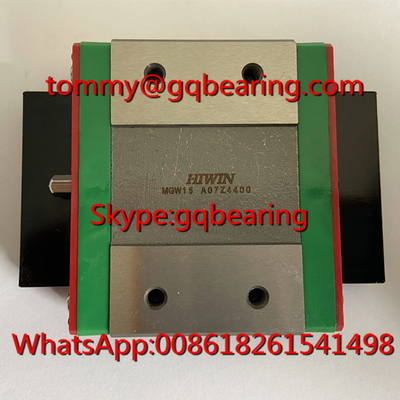 স্টেইনলেস স্টীল HIWIN MGW5C লিনিয়ার ব্লক MGW5CZ0CM কম শব্দ সঙ্গে লিনিয়ার বল বিয়ারিং