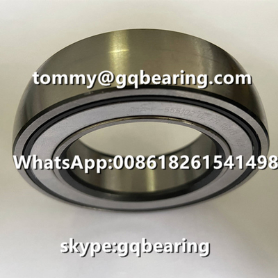 ইস্পাত খাঁচা ডাবল সারি F-555102 গভীর গ্রোভ বল লেয়ার OD 45 * 75 * 19mm