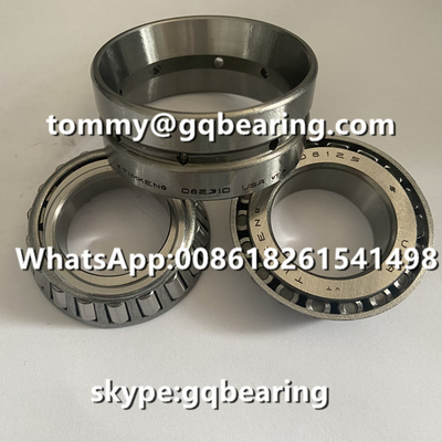 Gcr15 স্টীল ডাবল সারি কোয়ারেড রোলার লেয়ার 08231D 31.75mm Bore সঙ্গে