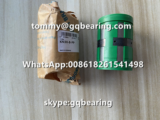 KN30-B-PP বন্ধ টাইপ লিনিয়ার বল লেয়ারিং শ্যাফ্ট ব্যাসার্ধ 30mm OD 47mm