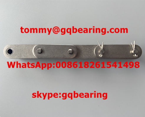50.8mm SUS316 C2080H ডাবল পিচ কনভেয়র চেইন অ্যান্টি-কোরোশন স্টেইনলেস স্টীল চেইন