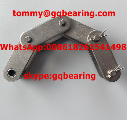 50.8mm SUS316 C2080H ডাবল পিচ কনভেয়র চেইন অ্যান্টি-কোরোশন স্টেইনলেস স্টীল চেইন