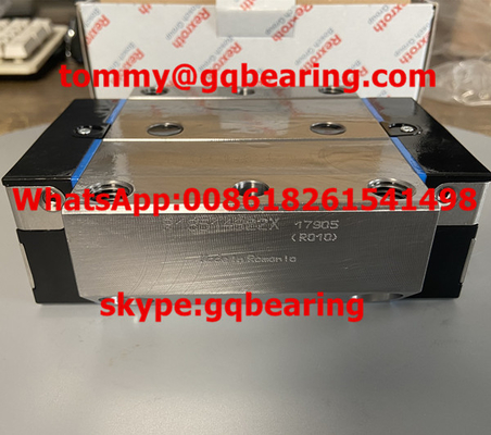 ফ্ল্যাঞ্জ টাইপ কার্বন ইস্পাত রৈখিক গতি R18514322X গাইডওয়ে রোলার রানার ব্লক