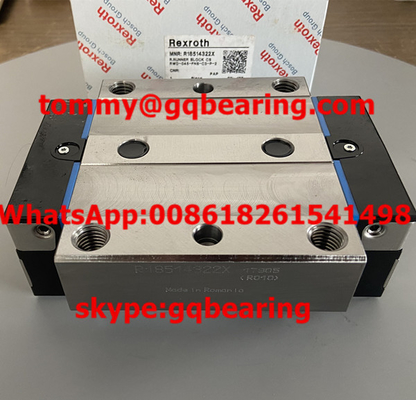 ফ্ল্যাঞ্জ টাইপ কার্বন ইস্পাত রৈখিক গতি R18514322X গাইডওয়ে রোলার রানার ব্লক